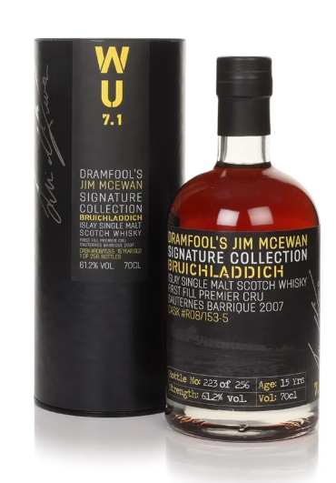 Bruichladdich 7.1 15 Year Old 2007 Jim McEwan Signature Collection Dramfool Single Malt Scotch Whisky | 700ML at CaskCartel.com