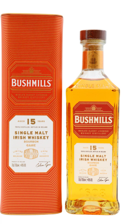 Bushmills Bourbon Cask Limited Release 15 Year Old Single Malt Irish Whiskey | 700ML at CaskCartel.com