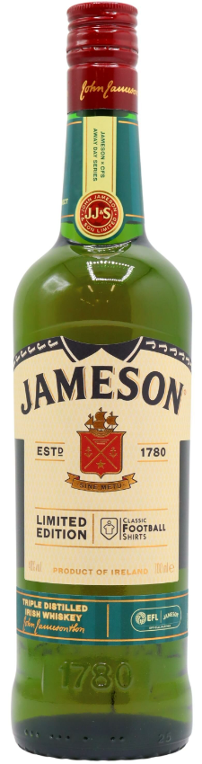 Jameson Classic Football Shirts Charlton Athletic 98 Irish Whiskey | 700ML at CaskCartel.com