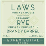 Laws Experiential Barrel Straight Rye Finished in a Brandy Barrel at CaskCartel.com