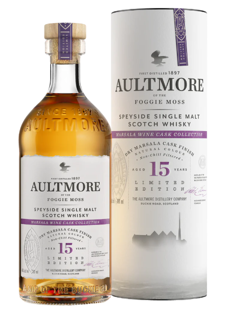 Aultmore | 15 Year Old | Dry Marsala Cask Finish | Speyside Single Malt Scotch Whisky | 2024 Limited Edition | 700ML at CaskCartel.com