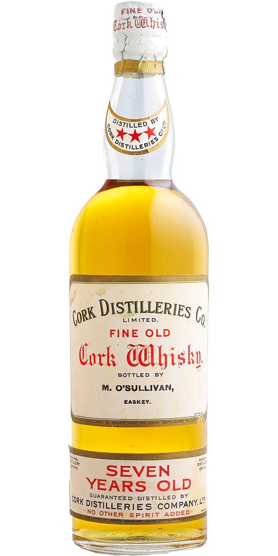 Cork Distilleries Co. 7 Year Old Fine Old Cork Whisky Single Pot Still Whiskey at CaskCartel.com