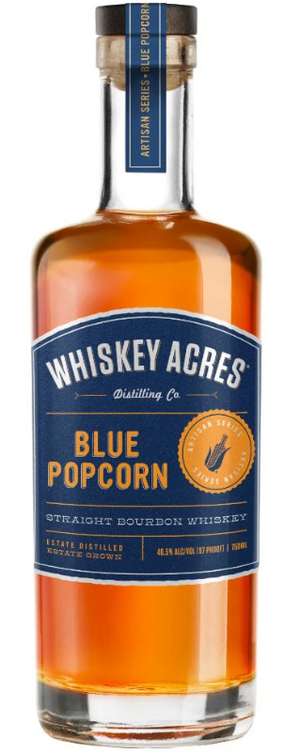 Whiskey Acres Blue Popcorn Straight Bourbon Whiskey at CaskCartel.com