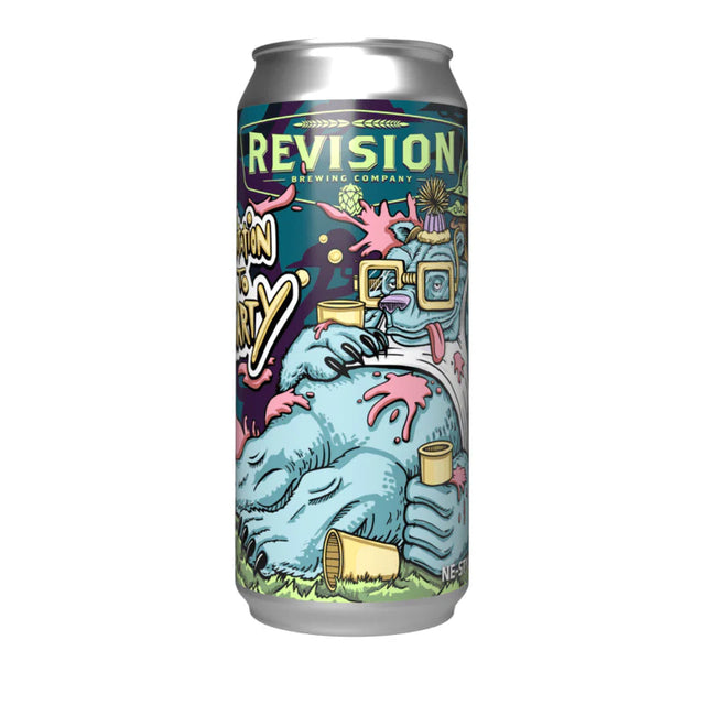 Revision Brewing Co. Invitation to Party NE-Style Hazy Double IPA | (4)*473ML at CaskCartel.com