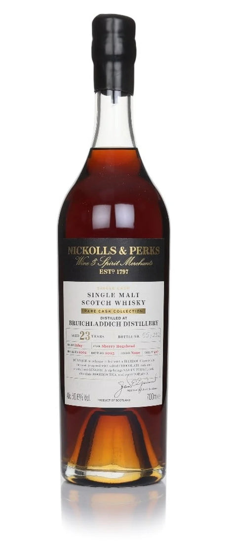 Bruichladdich 23 Year Old 2002 Cask #427 – Nickolls & Perks Rare Cask Collection Single Malt Scotch Whisky | 700ML at CaskCartel.com