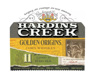 Hardin's Creek 11 Year Golden Origins Corn Whisky