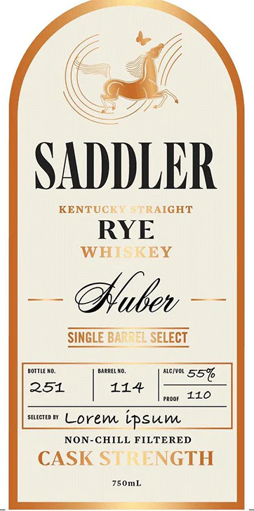 Sadler Distilling Huber Kentucky Straight Rye Whiskey at CaskCartel.com