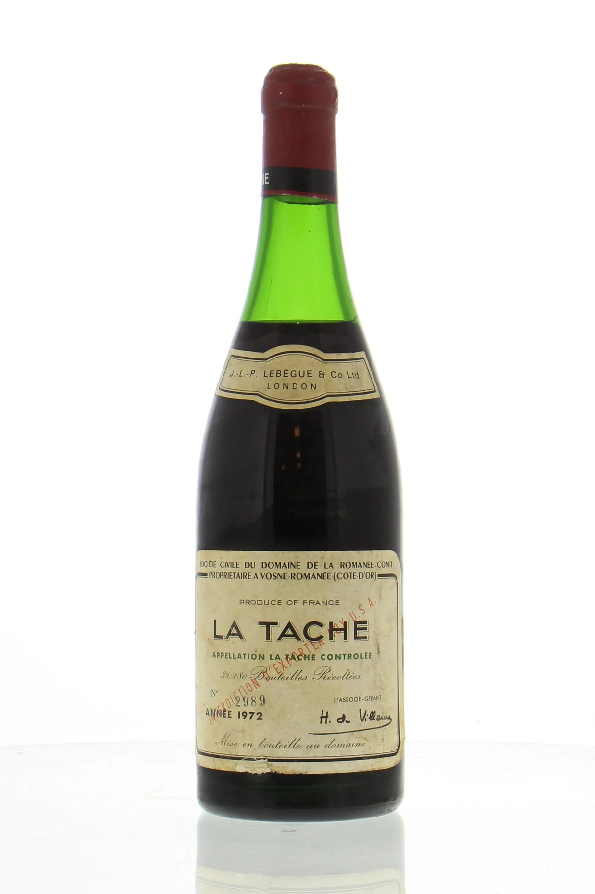 1979 | Domaine de la Romanée-Conti | La Tache (Double Magnum) at CaskCartel.com