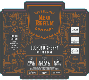 New Realm 4 Year Old Oloroso Sherry Finish Bourbon Whiskey at CaskCartel.com