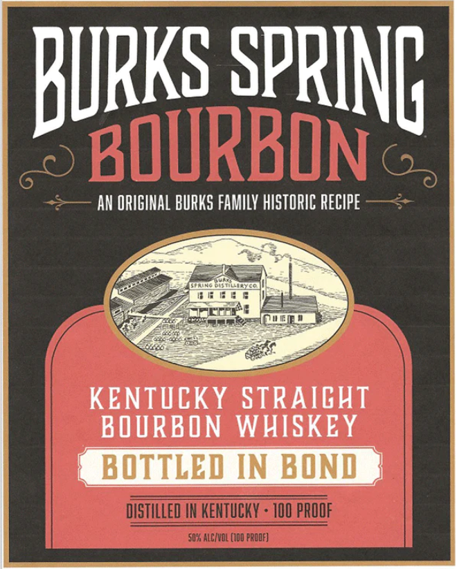 Burks Spring Bottled in Bond Kentucky Straight Bourbon Whisky