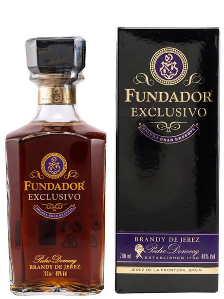 Fundador Exclusivo Brandy de Jerez Solera Gran Reserva | 700ML at CaskCartel.com