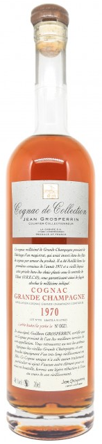 Jean Grosperrin Grande Champagne Vintage 1970 Cognac