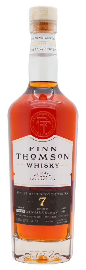 Ardnamurchan Finn Thomson Single Sherry Cask 7 Year Old · 2018 Vintage Single Malt Scotch Whisky | 700ML at CaskCartel.com