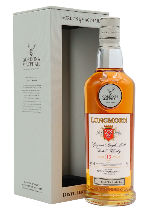Longmorn Gordon & MacPhail Distillery Labels 13 Year Old Single Malt Scotch Whisky | 700ML at CaskCartel.com