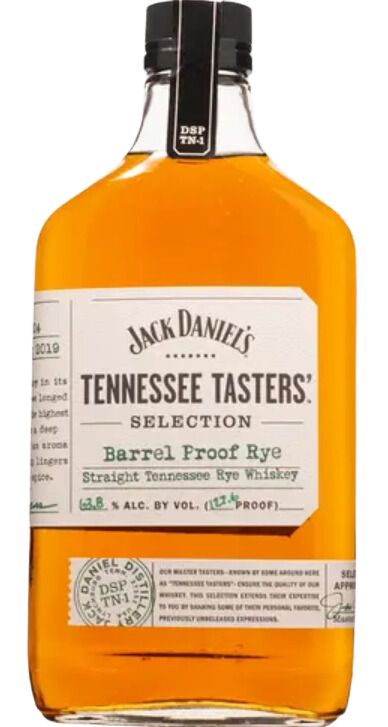 Jack Daniel's Tennessee Tasters Barrel Proof Rye 127.6 Proof | 375ML at CaskCartel.com