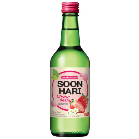 Chum Churum Soon Hari Strawberry Soju | 375ML at CaskCartel.com