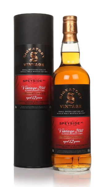 Speyside (M) 12 Year Old 2011 Small Batch Edition #11 Signatory Single Malt Scotch Whisky | 700ML
