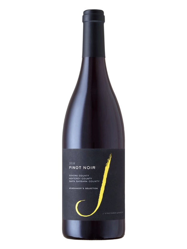 2018 | J Vineyards & Winery | Monterey - Sonoma - Santa Barbara Pinot Noir at CaskCartel.com