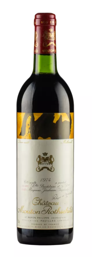 1974 | Château Mouton Rothschild | Pauillac at CaskCartel.com