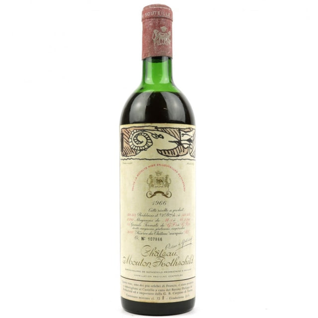 1966 | Chateau Mouton Rothschild | Pauillac at CaskCartel.com