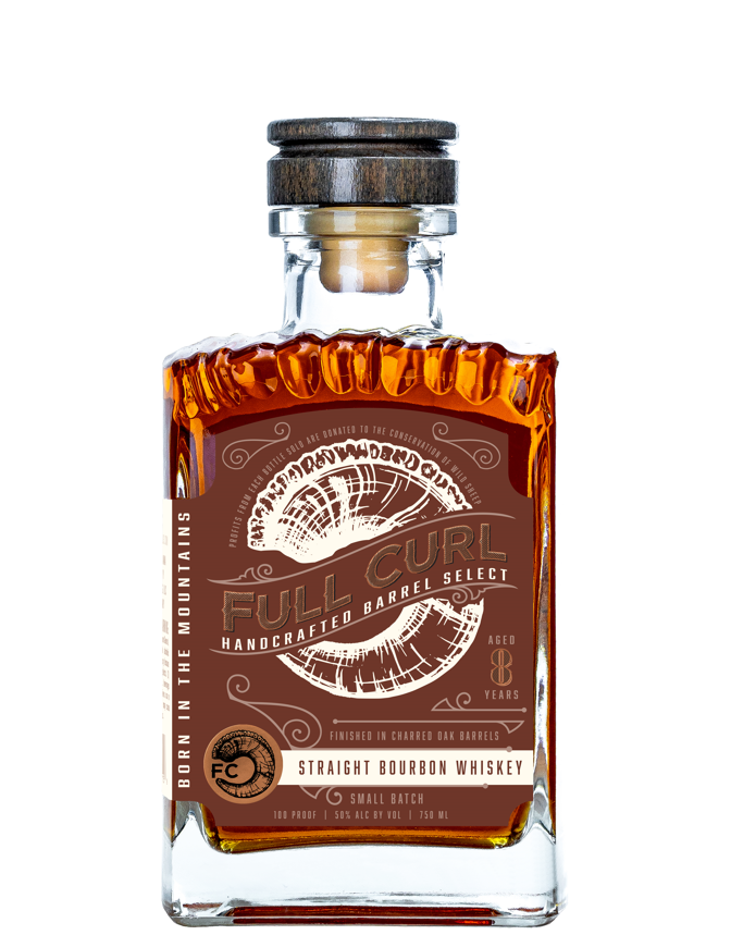 Full Curl 8 Year Old Straight Bourbon Whiskey