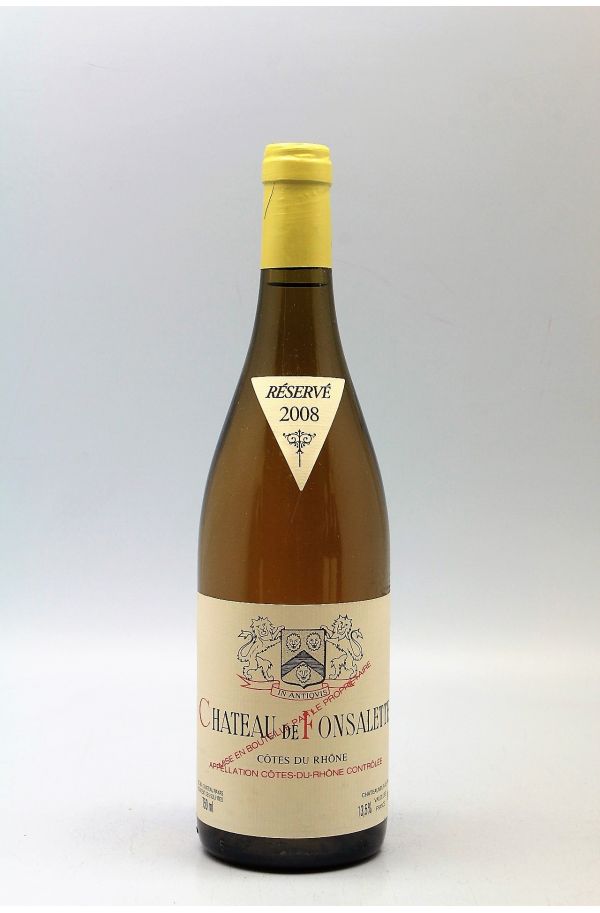 2008 | Chateau de Fonsalette | Cotes du Rhone Blanc at CaskCartel.com