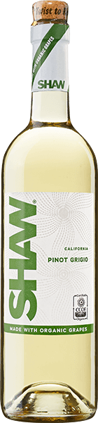 Shaw | Organic Pinot Grigio - NV at CaskCartel.com