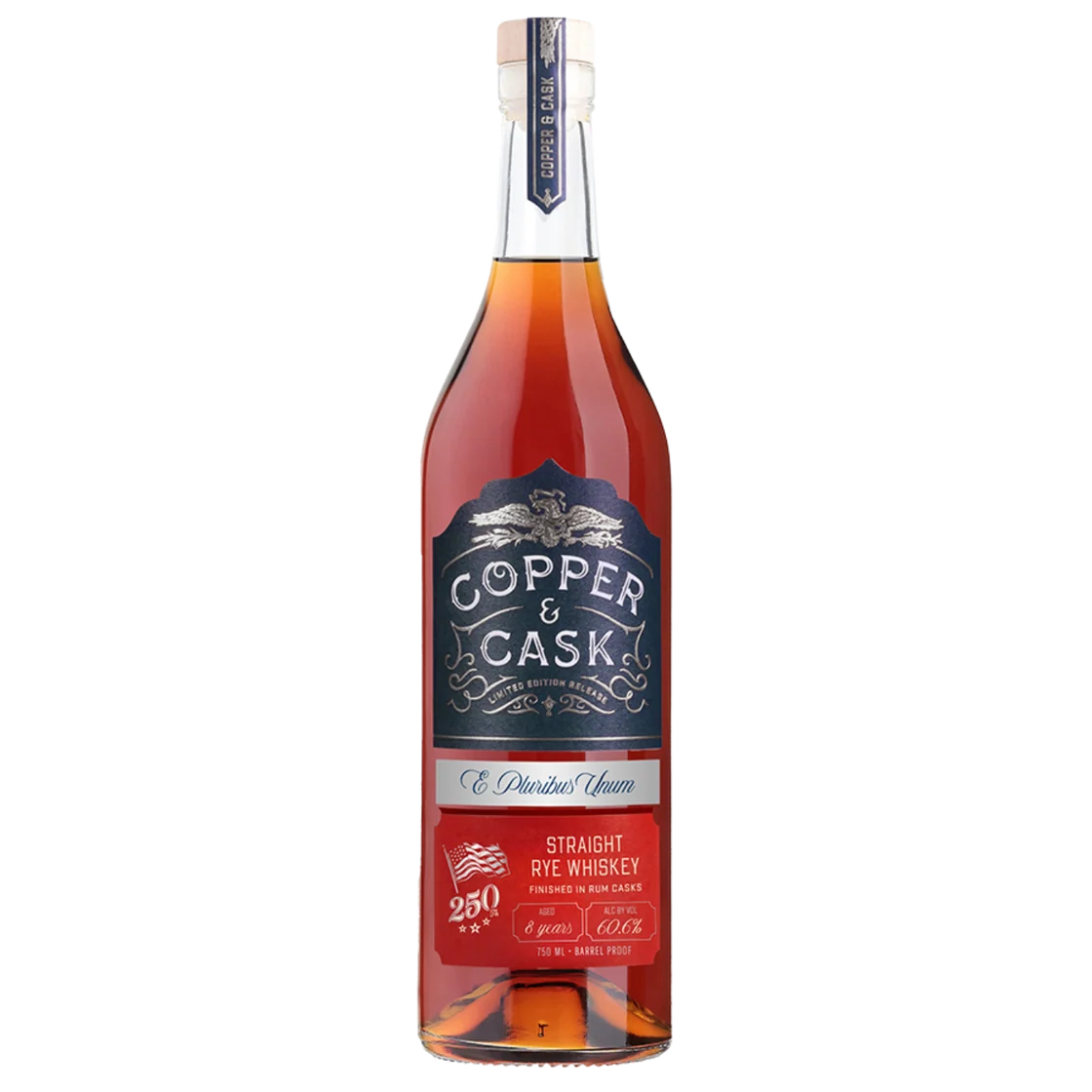 Copper Cask Limited America 250th Anniversary Release 8 Year Old Straight Rye Whiskey at CaskCartel.com