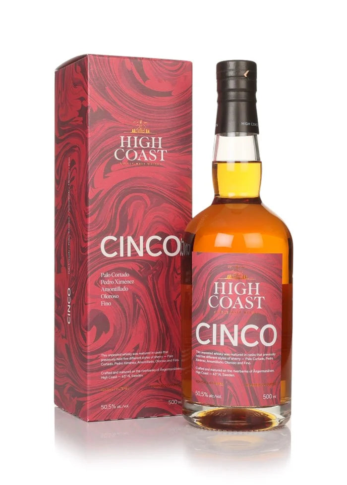 High Coast Cinco Single Malt Whisky | 500ML