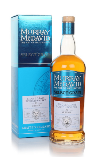 Girvan 16 Year Old 2007 Select Grain Murray McDavid Single Grain Scotch Whisky | 700ML at CaskCartel.com