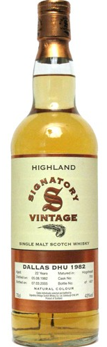 Dallas Dhu 22 Year Old Signatory Vintage 1982 Single Malt Scotch Whisky | 700ML at CaskCartel.com