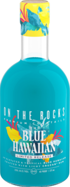 On The Rocks The Blue Hawaiian | 375ML at CaskCartel.com