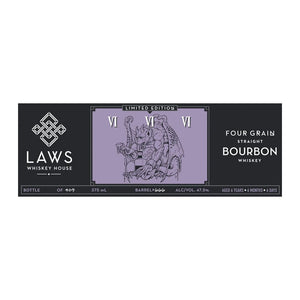 Laws VI VI VI Four Grain Straight Bourbon Whiskey Limited Edition | 375ML at CaskCartel.com