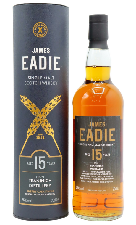 Teaninich James Eadie Oloroso Cask Matured 15 Year Old 2009 Vintage Single Malt Scotch Whisky | 700ML at CaskCartel.com