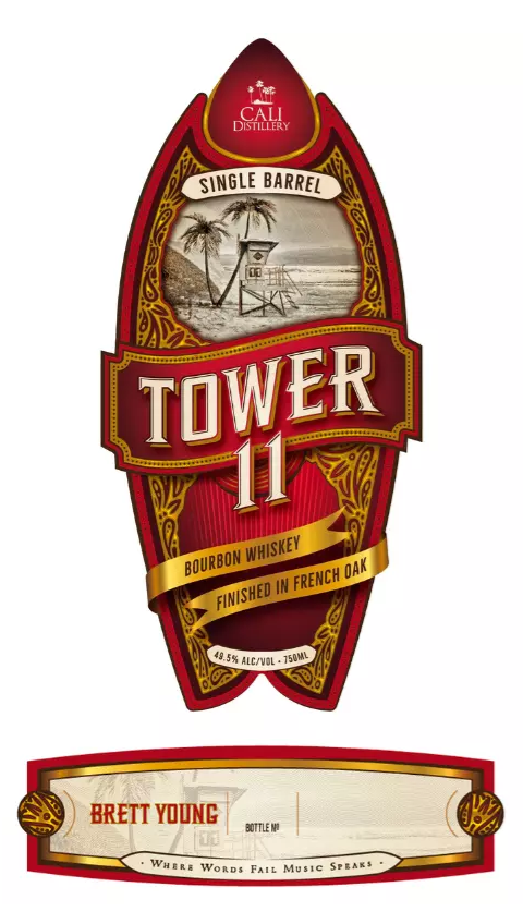 Tower 11 Single Barrel by Brett Young Bourbon Whisky