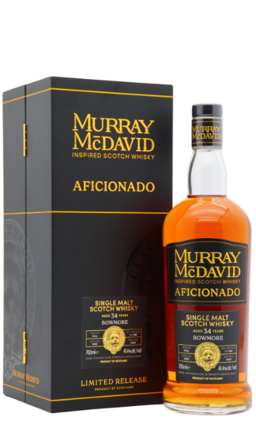 Bowmore Murray McDavid Aficionado Oloroso Sherry Cask Finish 34 Year Old · 1990 Vintage Single Malt Scotch Whisky | 700ML at CaskCartel.com
