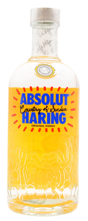 Absolut Haring 2025 Artist Edition Original Swedish Vodka | 700ML at CaskCartel.com