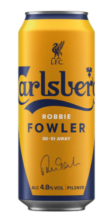Carlsberg Robbie Fowler Pilsner Beer | (4)*500ML at CaskCartel.com