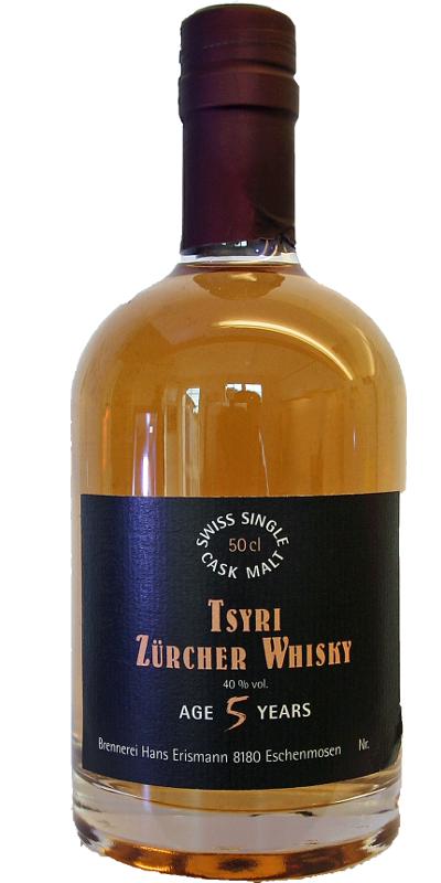 Erismann Tsyri Zürcher Whisky | 500ML at CaskCartel.com