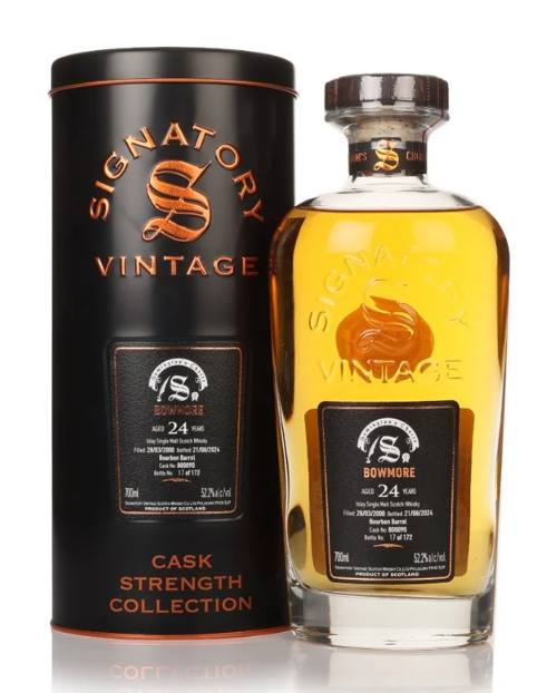 Bowmore 24 Year Old 2000 Cask #800090 Cask Strength Collection Signatory Single Malt Scotch Whisky | 700ML at CaskCartel.com