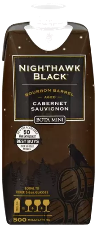 Bota Box | Nighthawk Black Bourbon Barrel Aged Cabernet Sauvignon (Half Litre) - NV at CaskCartel.com