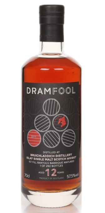 Bruichladdich 12 Year Old 2011 Cask #1515 Banyuls Barrique Dramfool Single Malt Scotch Whisky | 700ML at CaskCartel.com