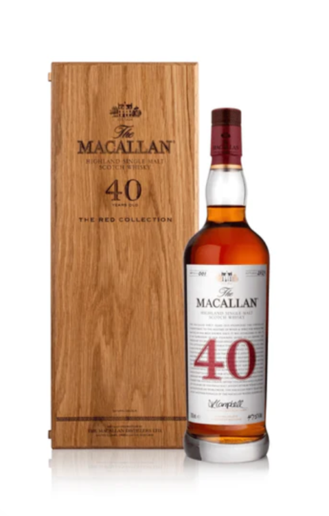 The Macallan Red Collection 40 Year Old 2025 Edition Single Malt Scotch Whisky at CaskCartel.com