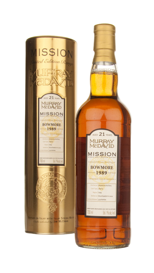 Bowmore 21 Year Old 1989 - Mission (Murray McDavid) Single Malt Scotch Whisky | 700ML at CaskCartel.com