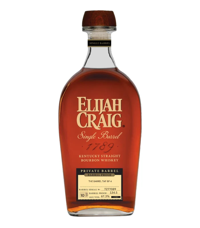 Elijah Craig 10 Year Old Barrel Proof Single Barrel BP 4 Private Select 134.5 Proof Kentucky Straight Bourbon Whiskey at CaskCartel.com