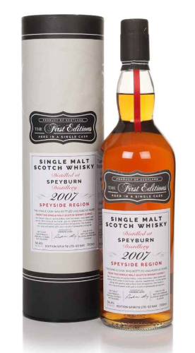 Speyburn 16 Year Old 2007 (cask 20618) - The First Editions (Hunter Laing) Whisky | 700ML at CaskCartel.com