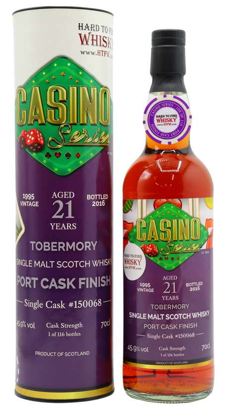 Tobermory Casino Series Sherry Cask # Roulette 1995 21 Year Old Whisky | 700ML at CaskCartel.com