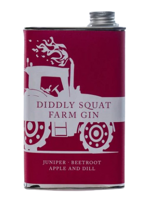 Diddly Squat Farm Gin in a Tin Juniper Beetroot Apple and Dill | 500ML at CaskCartel.com