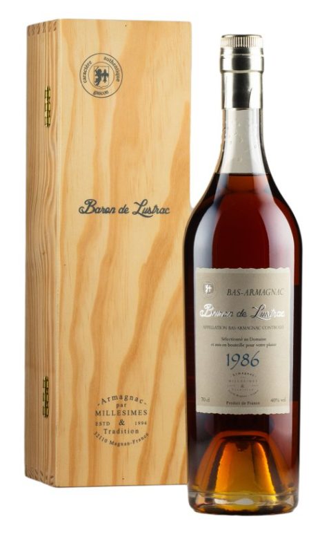 Baron de Lustrac Vintage 1986 Armagnac | 700ML at CaskCartel.com