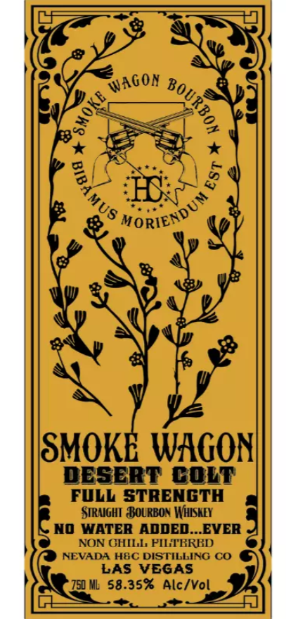 Smoke Wagon Desert Colt Full Strength Straight Bourbon Whisky at CaskCartel.com 2